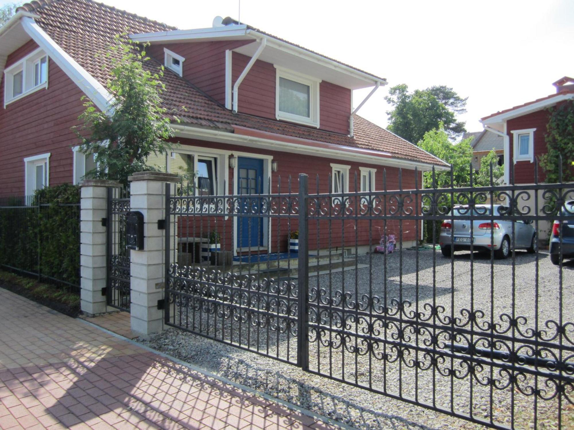 Palanga Pas Vidute Hotel Bagian luar foto